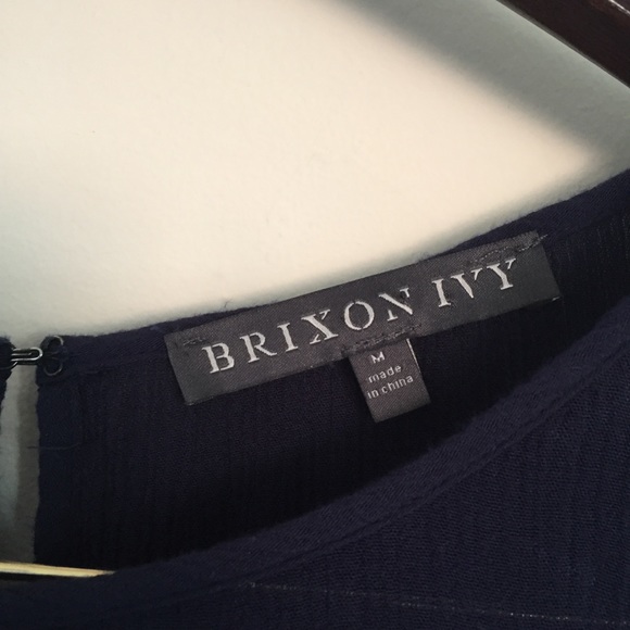 ✨ Brixton Ivy Navy Lace Top - Picture 3 of 3